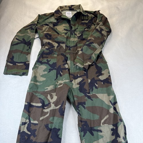 US-Militär Overall Mechaniker kaltes Wetter Woodland Camo Typ I Erwachsene Medium - Bild 18 von 18