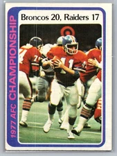 1978 Topps #167 1977 AFC Championship a