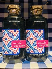 Lot of 2 New SEASIDE PINK JASMINE - Shower Gel - 10oz - Bath and Body Works Wash