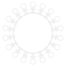 120 Pcs Curtain Track Rollers Ceiling Carrier Hooks Glider Wheels