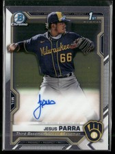 2021 Bowman Chrome #CPA-JPAR Jesus Parra Autograph