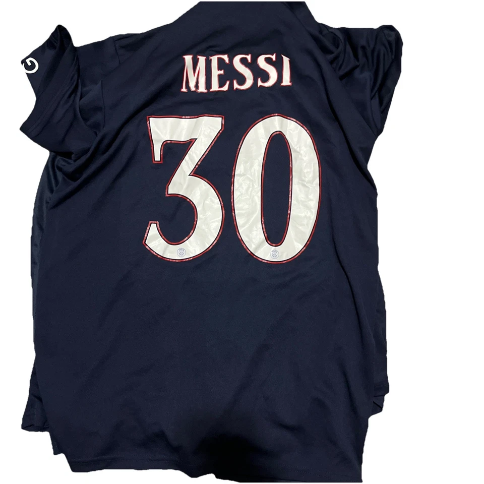 Camiseta local PSG 22/23 años - Messi #30 - talla XXL con pantalones cortos y calcetines Foto 2 de 4
