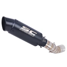 For Kawasaki Z900 900 SE 2018-2025 Exhaust System Mid Pipe Muffler Tips Black