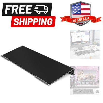 Ergonomic Computer Keyboard Stand - Black Acrylic Keyboard Riser Tilted Keybo...