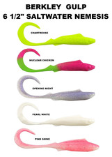 Berkley Gulp 6.5" Saltwater Nemesis Fishing Baits - Choose Colors
