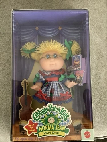 NIB! Vintage Cabbage Patch Kids Norma Jean Doll 1998 Special Edition NEW IN BOX
