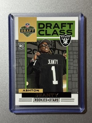 Ashton Jeanty Las Vegas Raiders Panini R&S NFL 2025 DRAFT CLASS ROOKIE