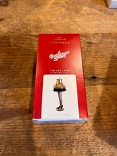 Hallmark Keepsake Ornament 2021 The Leg Lamp A Christmas Story Movie Gold NIB