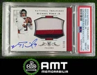 27368 2024 Panini National Treasures Michael Penix Jr. RC Patch Auto 57/99 PSA 8Opens in a new window or tab