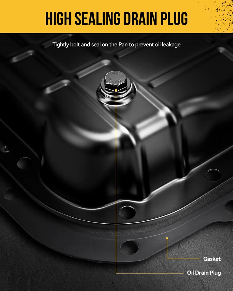 Oil Pan For Nissan Versa 2013-2019 Versa Note 2014-2019 No Gasket No Screws - Изображение 3 из 4