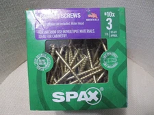 (3 lbs.) SPAX Interior #10 x 3" Wafer Head Cabinet Multi Screws T-20 Plus & Bit