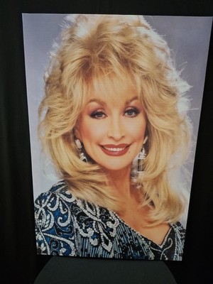 Dolly Parton a gorgeous close up 16 / 24 canvas print ready to hang