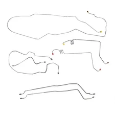 Brake Line Kit Complete Tubes Rear Drum 1977-85 Cadillac DeVille OE Steel 7pc