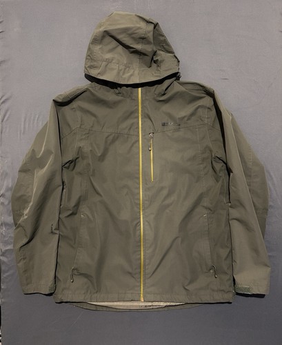 Mountain Warehouse Jacket Mens Large Green Brisk Extreme Waterproof Isodry