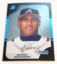 2005 Bowman Chrome Draft Baseball Yunel Escobar RC #BDP88 Atlanta Braves MLB