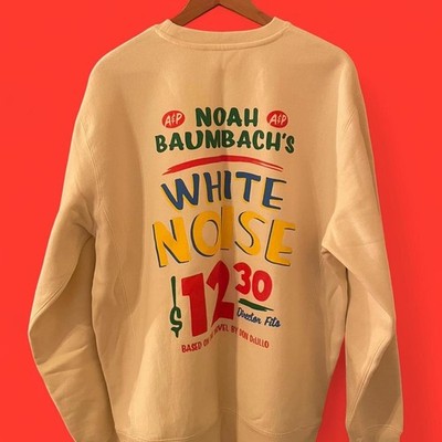 Noah Baumbach White Noise Sweatshirt NWOT L Large Movie Netflix Director Fits