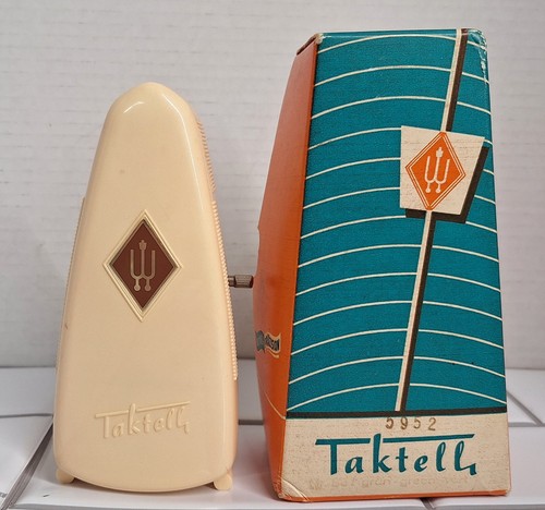 Vintage Wittner Taktell 5952 Metronome Ivory/Cream Germany