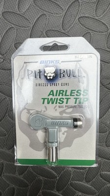 Menge 3x Binks Pit Bull 9-717-75 Airless Twist Tip Düse 7500 PSI OEM Neu