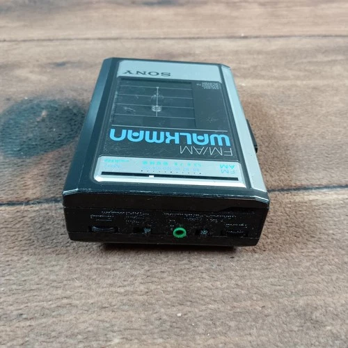 Sony Walkman WM-F41 FM AM Portable Cassette Player Black For Parts Repair READ