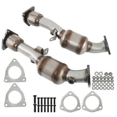 LABLT 2PCS Catalytic Converters Set For 2007-2010 Audi Q7 4.2L Left + Right Side