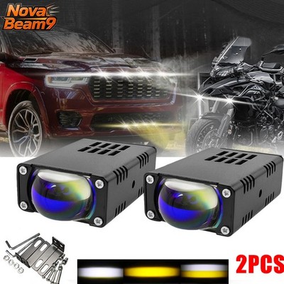 LED Headlight Projector Lens Driving Lights For SUV All Terrain Spotlights Lamp