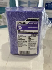 Ecolab Smartpower Manual Detergent #6101907 (1) 2 Lb Block.