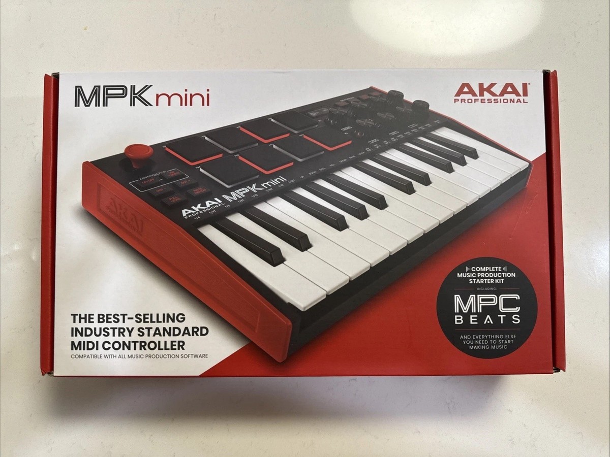 ほぼ新品 AKAI Professional MPK Mini Play MK3 AKAI Professional MPK Mini Play MK3 MIDI Keyboard Controller