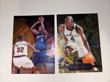 1997 Cyber Metal Chris Webber 20 & 1998 Bowman’s Best 81 HOF
