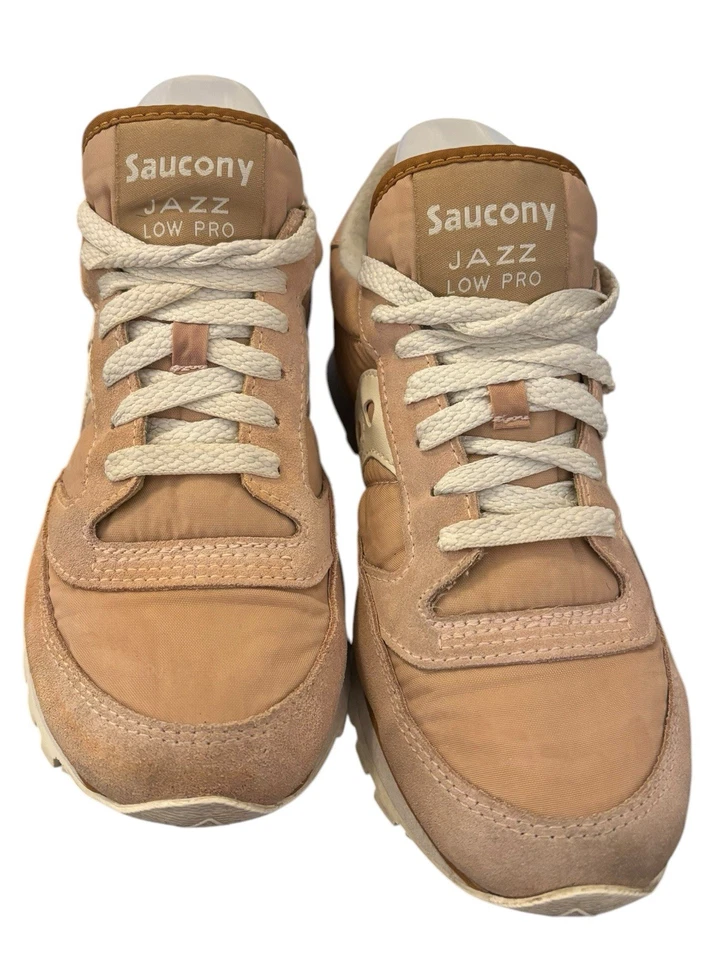 Tênis Saucony Feminino Tamanho 7.5 Jazz Low Pro Rosa Camurça Atlético Retrô - Imagem 2 de 4