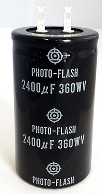 360HS2400-4581 HITACHI ALUMINUM ELECTROLYTIC PHOTO-FLASH CAPACITORS