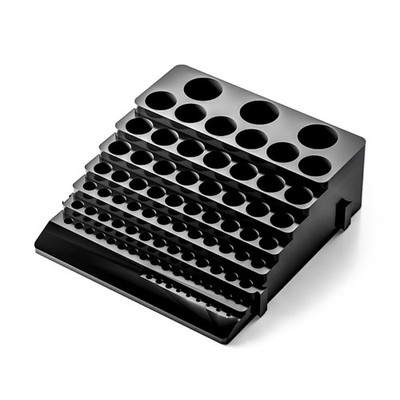 Tool Storage Box with 85 Holes for Quick Access to Drill Bit and Milling Cutter