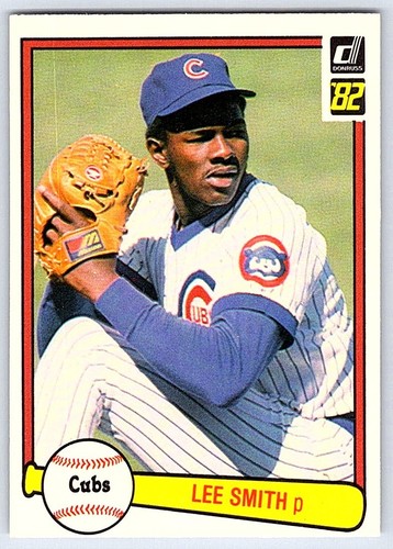1982 Donruss Lee Smith Chicago Cubs #252