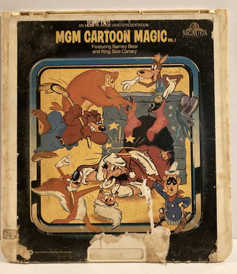 MGM CARTON MAGIC Featuring Barney Bear and King Canary  CED   VOL 1 UNTESTED