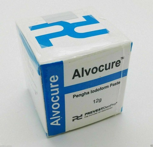 Alvocure Dry Socket Pengha Iodoform Paste Dental Dressing 12 gm. Jar Prevest - Picture 4 of 4