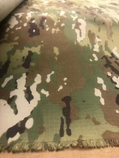 OCP MULTICAM NYLON POPLIN CAMOUFLAGE FABRIC MILITARY 60"W CAMO DWR  BY THE YARD 