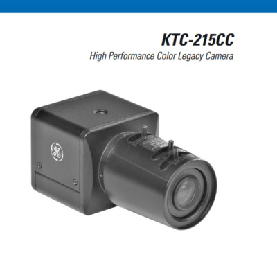 GE SECURITY COLOR CAMERA KTC-215CC W/ 480 TVL, COMPACT, DIGITAL, 24 VAC ...