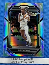 2023 #78 Queen Egbo WNBA Panini Prizm Basketball Silver Prizm Mystics