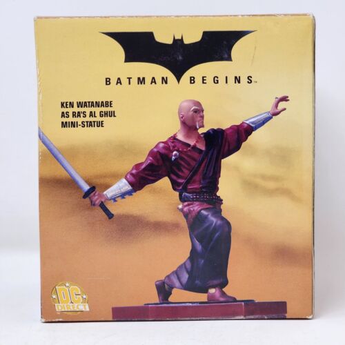Batman Begins Ken Watanabe As Ra's Al Ghul 4" Mini-Statue 2005 DC Direct - Picture 2 of 18
