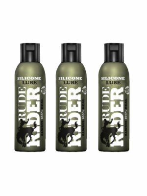 gay gleitgel 3 x 100ml RudeRider Rude Rider Silicone Silikon Gleitmittel Gleitgel Anal  Gay