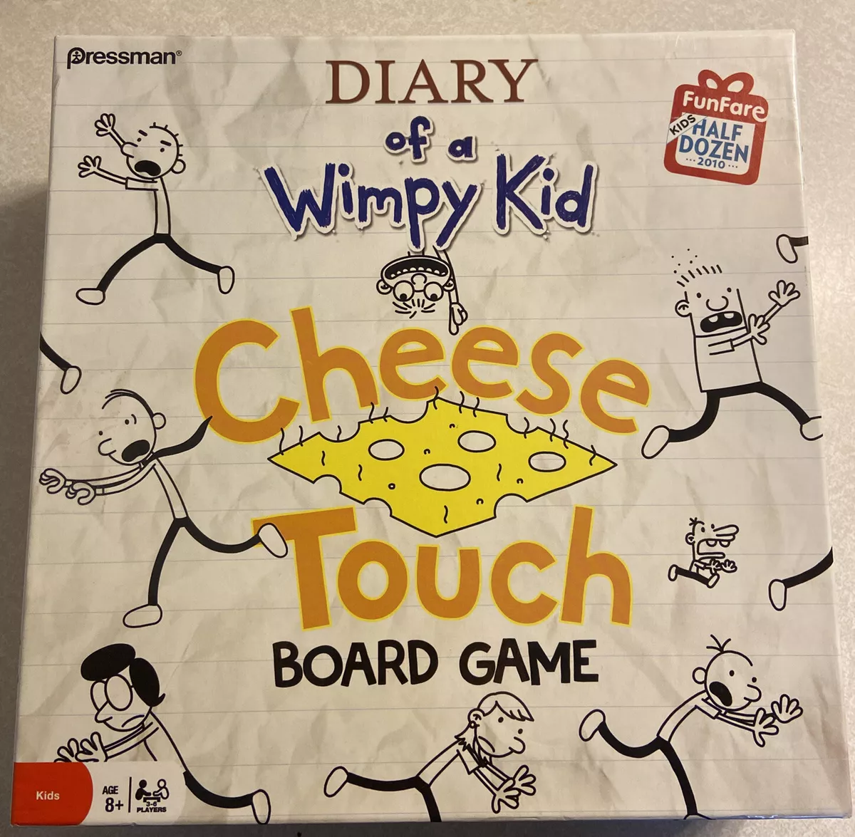 Pressman Diary of a Wimpy Kid Cheese Touch Game 