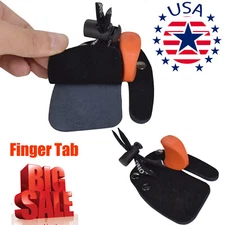 New Archery Finger Tab Protector Right Hand Leather Shooting Tab for Recurve Bow