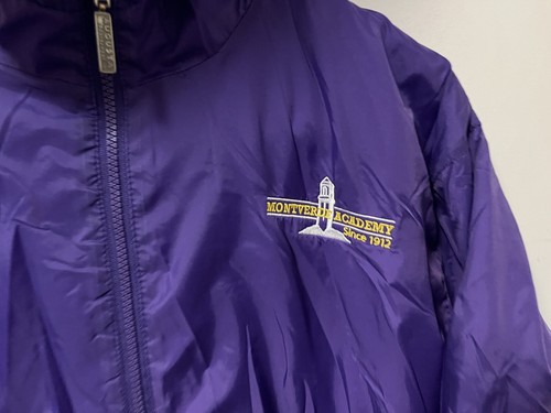 Monteverde Academy Florida Full Zip Jacket Size Youth L Large Purple - Picture 4 of 7