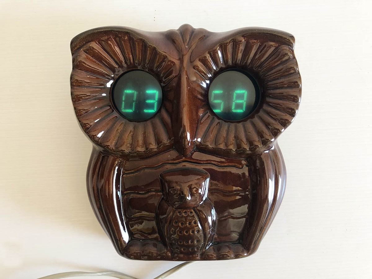 Horloge Jouet éducative TOMY – Chouette Vintage Années 70