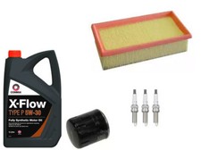 KIT TAGLIANDO CITROEN C3 MK2 1.0 1.2 MAHLE FILTRI ARIA OLIO CANDELE OLIO 5 LITRI