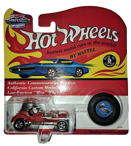 1969 HOT WHEELS REDLINE MCLAREN M6A ORANGE 1:64 DIECAST 2 1/2