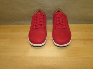 clarks sneakers red