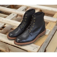 Made In UK - 9.5 US (8.5 UK) - Tricker’s -Deerskin Brown - BERNWOOD BOOTS