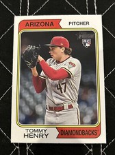 2023 Topps Heritage - #147 Tommy Henry (RC) Arizona D’backs