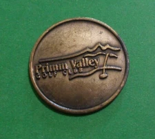 Primm Valley Golf Club golf ball marker Nipton California USA collectible magnet
