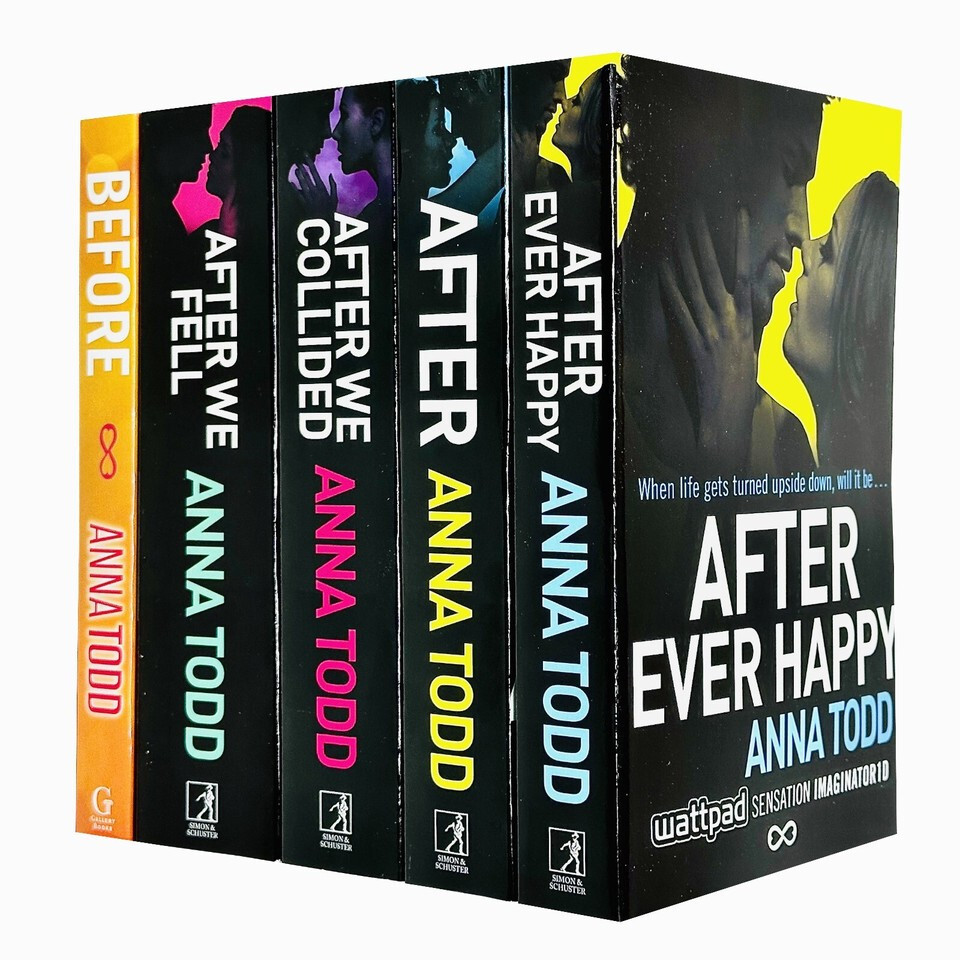 Simon & Schuster / Gallery Books After Series 5 Book Collection Set By Anna Todd - Paperback New Adult Romance - After, After We Collided, After We Fell, After Ever Happy, Before - Image 9